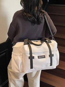 Sac de Voyage Grande Capacité pour Hommes Femmes Imperméable Léger Sac de Sport Avec Séparation Humide Sec Sac Polochon Bagage