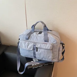 Large Capacity Nylon Travel Bag Dry Wet Separation Waterproof Duffle Bag For Gym Fitness Business Trip Men Women