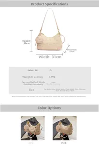 Detailed size specifications for a retro printed shoulder bag with small coin purse
