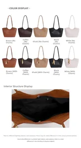 Détail de la doublure intérieure noire et de la fermeture éclair en métal du sac tissé