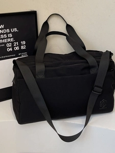 Large Capacity Canvas Travel Bag Women Sport Gym Bag Waterproof Weekend Duffle Bag With Shoe Compartment For Workout Business