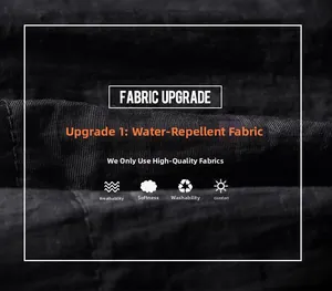 Detail of black waterproof grid texture fabric with breathable and soft features