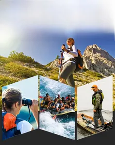 Waterproof jacket versatility for hiking, photography, rafting, and fishing activities