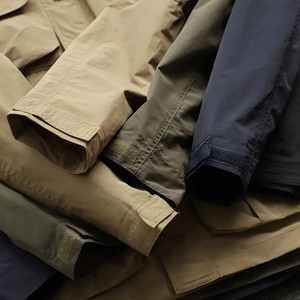 Close-up of waterproof tech jacket cuffs with adjustable hook and loop velcro straps