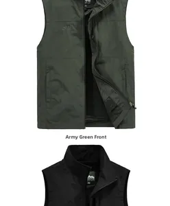 Detail showing the breathable mesh lining and durable zipper of the outdoor fishing vest