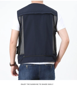 Detailed back view of a tactical vest featuring breathable mesh and functional rear pockets