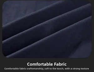 Close-up of the breathable woven fabric texture on a multi-pocket outdoor vest