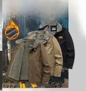 Detail of fleece lining and three colors for the vintage N1 deck jacket outerwear
