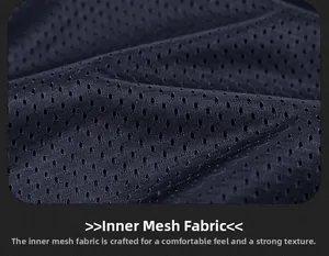 Macro view of breathable honeycomb mesh lining for outdoor multi-pocket fishing vest