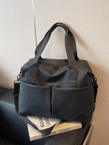 Large Capacity Nylon Travel Bag Waterproof Gym Tote Handbag With Dry Wet Separation For Women Men Casual Overnight Duffel Bag