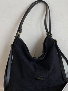 Vintage Matte PU Leather Large Capacity Hobo Shoulder Bag For Women Multi-functional Crossbody Handbag Backpack Casual Daily Commute Fashion Bag