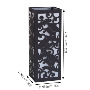 Laser-cut graduation themed black paper lantern with mortarboard patterns and dimension markers