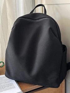 Leichter Atmungsaktiver Mesh Rucksack Für Damen Minimalistisch Einfarbig Studenten Daypack Schule Reise Laptop Rucksack