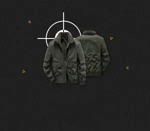 Detail of dark green winter parka with warm fleece lining and faux fur collar