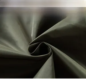 Detailed view of high-quality olive green fabric for MA-1 bomber jackets
