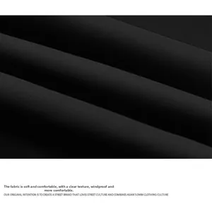 Detailed close-up of windproof black twill fabric for vintage bomber jacket outerwear