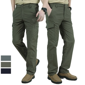 Pantalon cargo d'extérieur léger à séchage rapide pour hommes avec poches multiples
