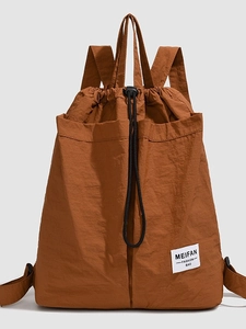 Fashion Large Capacity Oxford Fabric Drawstring Backpack For Women Lightweight Water Resistant Urban Commuting Outdoor Sports Travel Bag