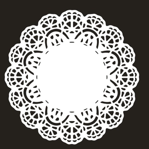 Laser Cut Pearlescent Paper Lace Hollow Card Round Decorative Doilies For Wedding Party Decor Handbook Scrapbooking Embellishment