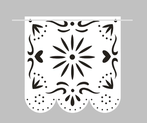 Elegant Laser Cut Hollow Artificial Pearl Paper Banner Heart Floral Wedding Birthday Party Decoration Bunting Garland White Hanging Flag