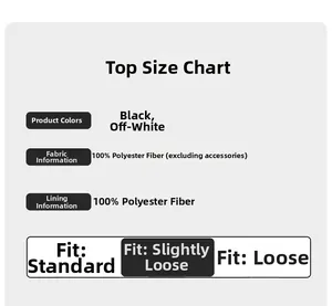 Detailed size chart and fabric specifications for the lightweight outdoor utility vest