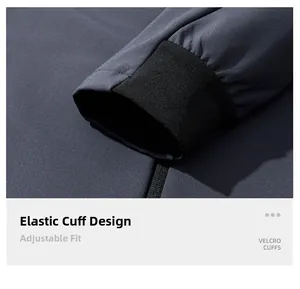 Nahaufnahme der elastischen Rippbündchen an einer wasserdichten Outdoor-Softshelljacke