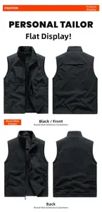 Détails de la veste réversible montrant la polaire noire et la texture coupe-vent