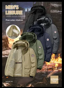Detail view of men's windproof jacket with breathable mesh lining and multi-color options