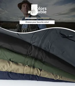 Detail view of multi-pocket quick-dry vest available in 5 colors for outdoor men