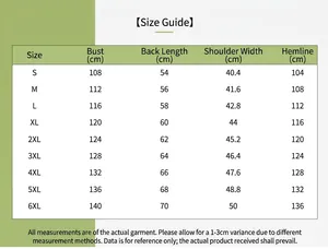 Detailed size chart for mesh quick-dry fishing vest with multi-pocket design measurements