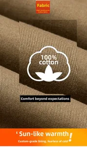 Close-up of 100% cotton twill fabric texture in dark brown for warm winter jackets