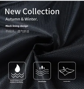 Macro detail of breathable black mesh lining for moisture-wicking fishing vest fabric