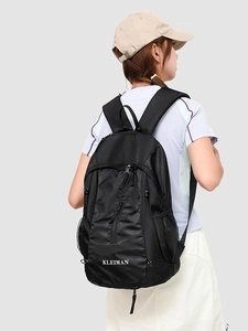 Large Capacity Nylon Sporty Backpack Lightweight Travel Rucksack For College Students Men Women Outdoor Leisure Daypack