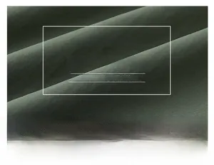Close-up of military green vest fabric showing waterproof, scratch-resistant twill texture