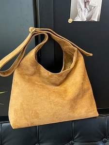 Borsa Tote Vintage con Stampa Leopardata in Similpelle Scamosciata Donna Grande Capacità Borsa a Tracolla Tracolla Larga Regolabile Moda Autunno Inverno