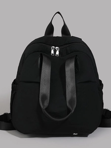 Women Large Capacity Nylon Fashion Backpack Multifunctional Pleated Tote Bag Lightweight Water Repellent Shoulder Bag For Travel