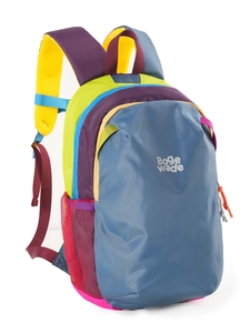 Lightweight colorful trekking backpack with multi-compartment design for travel