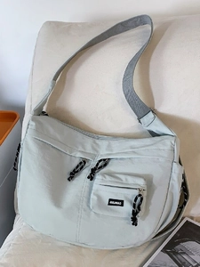Sac à Épaule Décontracté en Nylon pour Femmes Grande Capacité Sac Cabas Imperméable Sac Bandoulière Messenger Bag Voyage Quotidien