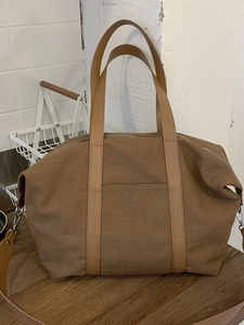 Grand Sac Cabas en Toile pour Femmes Rétro Décontracté Sac à Bandoulière Avec Anses en Cuir Synthétique pour Travail Quotidien