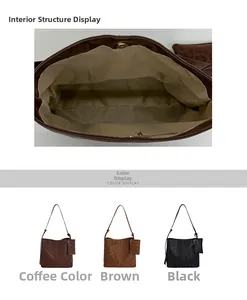 Detailed interior view and color options of matte leopard print tote with magnetic closure