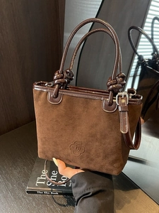 Elegant Matte PU Leather Bucket Bag For Women Vintage Flower Embossed Shoulder Bag Casual Handbag Crossbody Bag Office Purse Tote