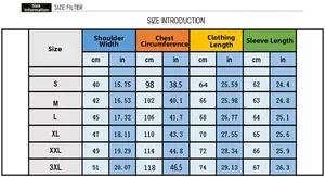 Detailed size chart for fleece tracksuit including shoulder, bust, length and sleeve measures