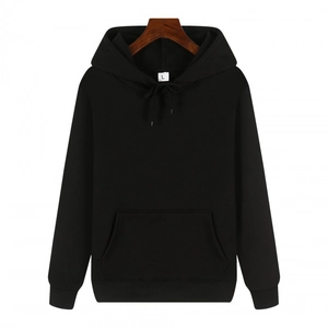 Men's Solid Color Fleece Lined Hoodie Pullover Casual Long Sleeve Hooded Sweatshirt With Kangaroo Pocket Sportswear For Men