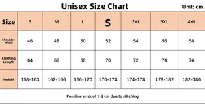 Size chart for men's polo shirts from S to 4XL showing shoulder and length details