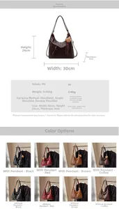 Detailed chart showing size and dimensions for this minimalist large capacity tote bag