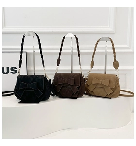 Detailed comparison of three matte underarm bags in black, dark coffee and khaki colors