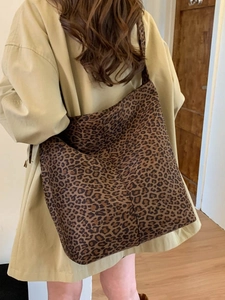 Retro Suede Look Large Capacity Bucket Bag Minimalist Frosted Shoulder Tote Bag For Women Hobo Crossbody Bag Daily Commute