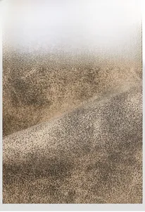 Detailed view of water-resistant and scratch-resistant grey-brown textured leather fabric