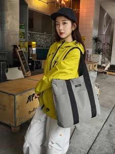 Large Capacity Nylon Tote Bag For Women Water Repellent Lightweight Commuting Shoulder Bag Handbag With Pockets School Travel