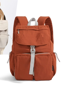 Large Capacity Nylon Backpack For Women Trendy College School Bag Waterproof Multi-Pocket Travel Daypack Casual Rucksack